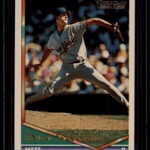 1994 Topps Gold Dave Telgheder #402 Gold New York Mets