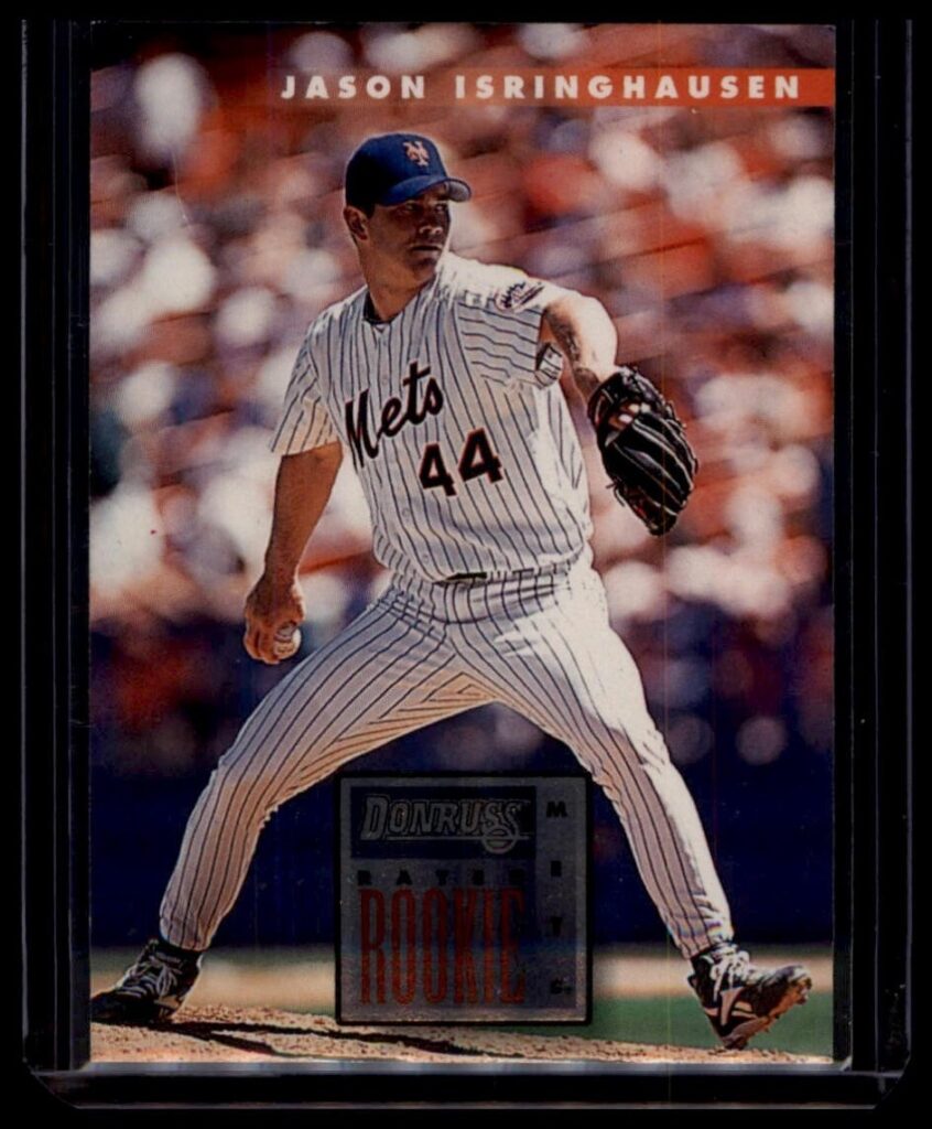 1996 Topps Jason Isringhausen #369 Pitcher New York Mets Rated Rookie