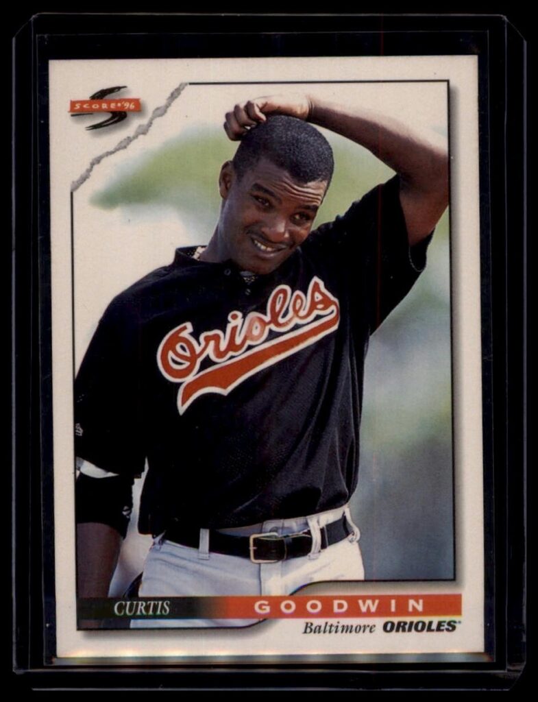 1996 Score Curtis Goodwin #26 Baltimore Orioles
