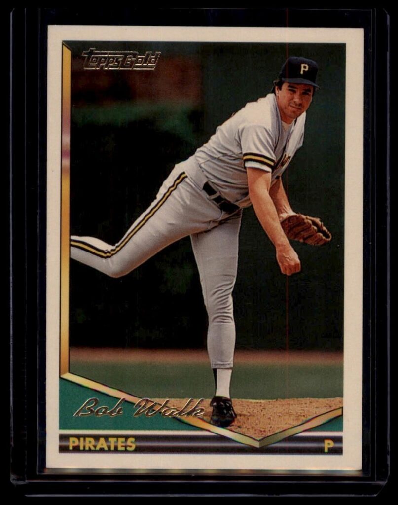 1994 Topps Gold Bob Walk #434 Gold Pittsburgh Pirates