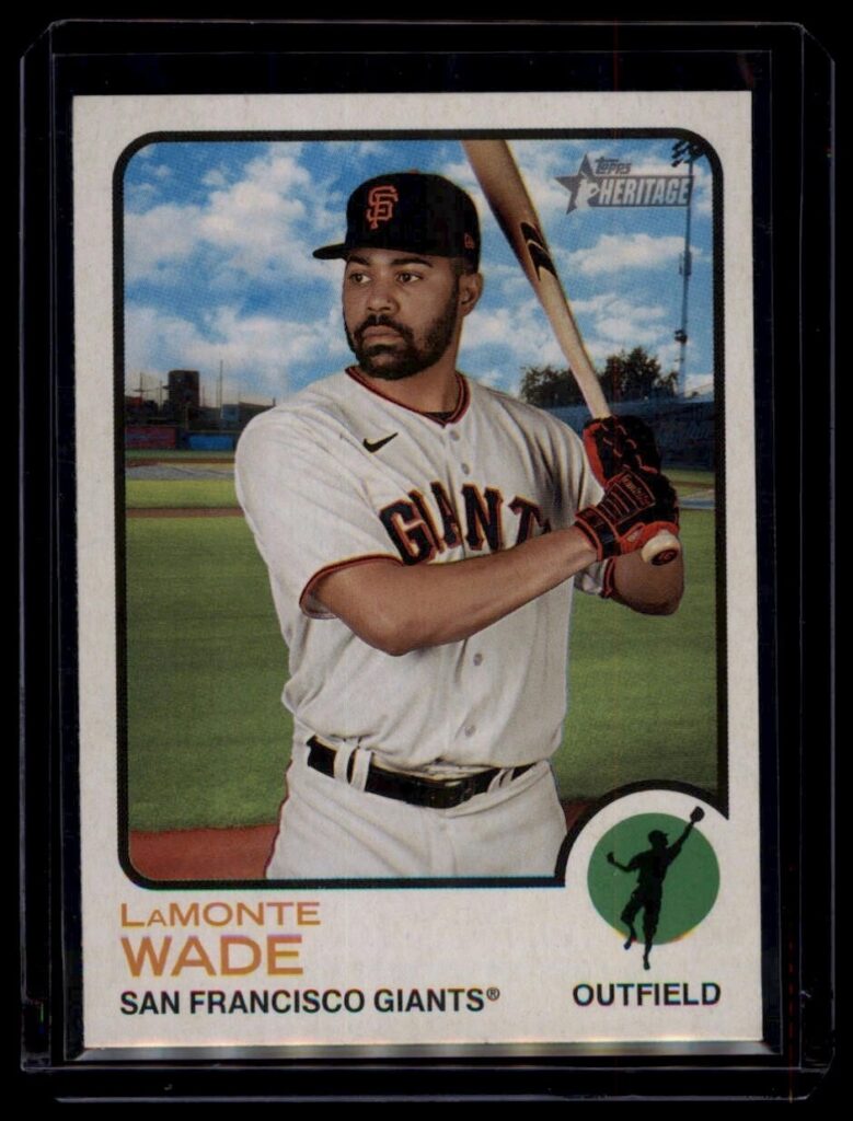 2022 Topps Heritage LaMonte Wade #359 San Francisco Giants Outfield