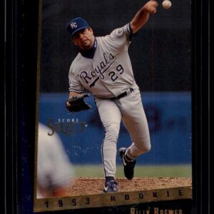 1993 Select Rookie/Traded Billy Brewer Rookie #143T Kansas City Royals Baseball