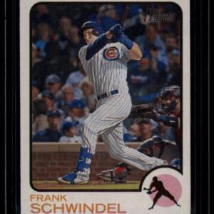 2022 Topps Heritage Frank Schwindel #324 Chicago Cubs 1st Base