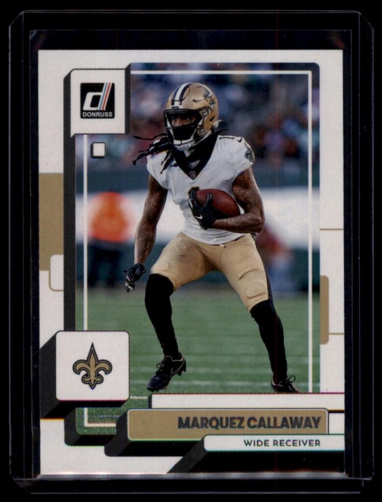 2022 Donruss Football Marquez Callaway #243 New Orleans Saints