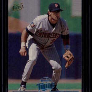 1995 Fleer Ultra Scott Leius #74 Minnesota Twins Baseball Card MLB NM