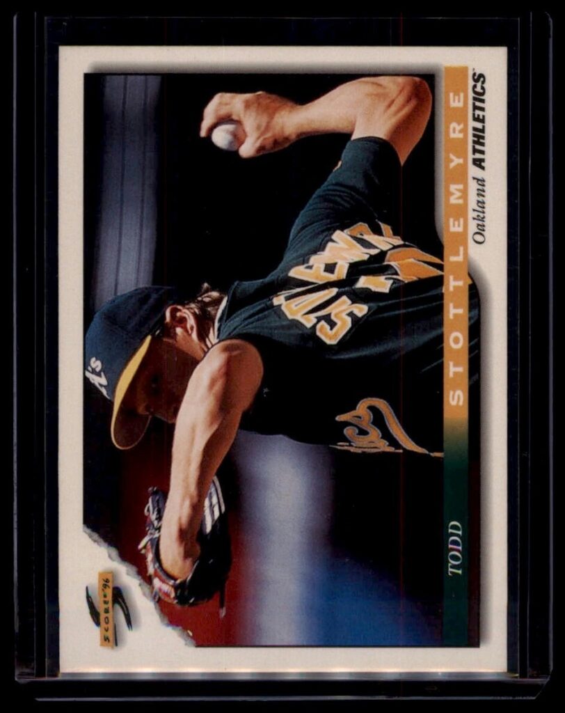 1996 Score Todd Stottlemyre #69 Oakland Athletics