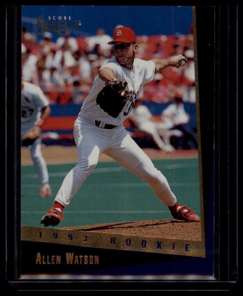1993 Score Select Rookie / Traded Allen Watson #90T Rookie RC St. Louis Cardinal