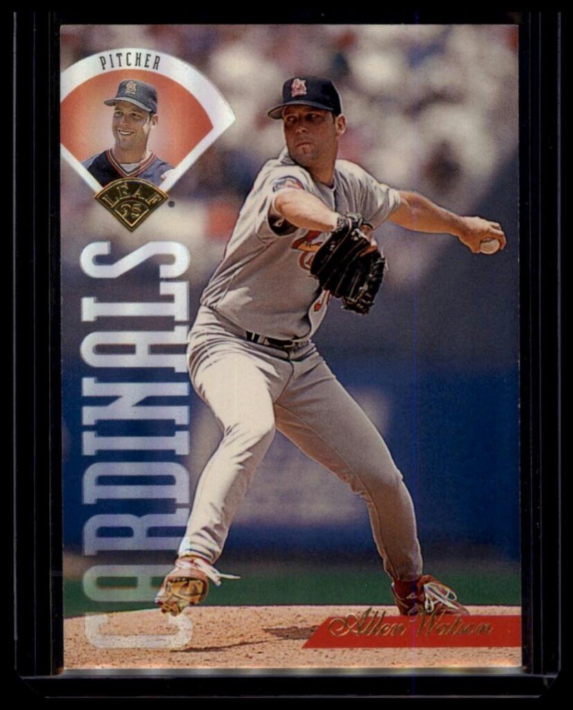 1995 Leaf Allen Watson #124 Cardinals