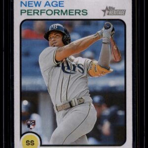 2022 Topps Heritage -New Age Performers Wander Franco #NAP-1 Tampa Bay RC SS