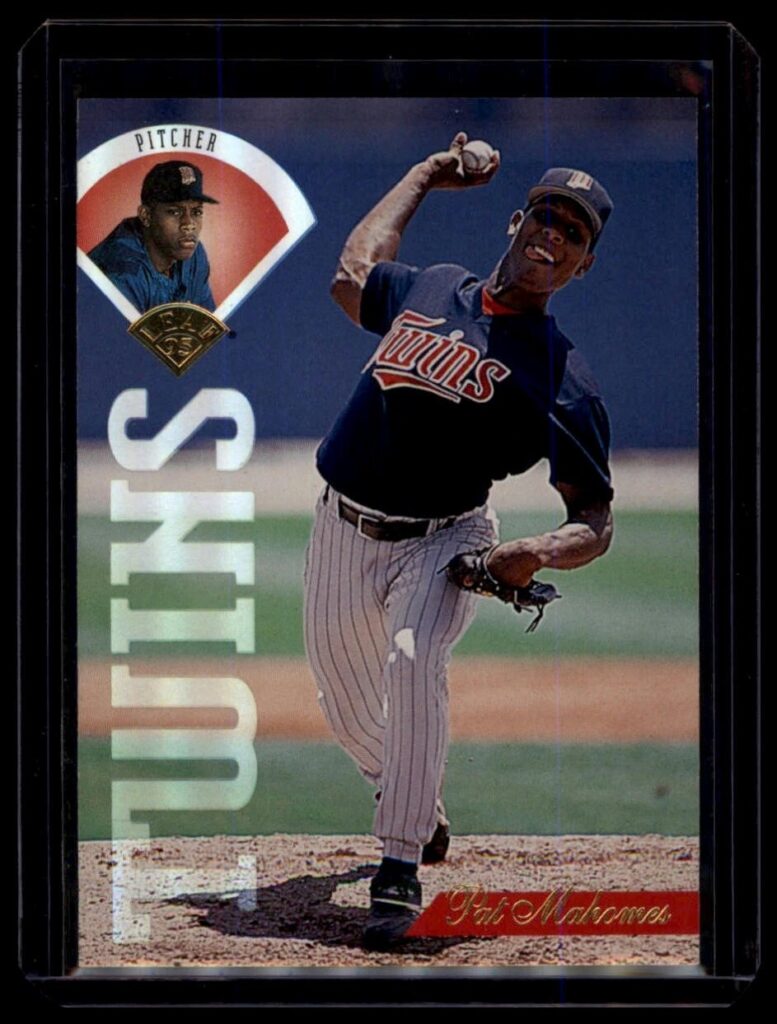 1994 Leaf Pat Mahomes #413 Minnesota Twins
