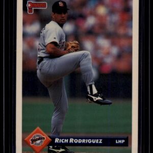 1993 Donruss Rich Rodriguez #338 San Diego Padres Baseball Card LHP