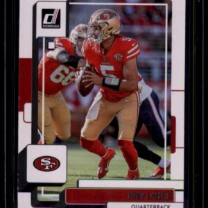 2022 Panini Donruss Trey Lance #25 San Francisco 49ers Quarterback