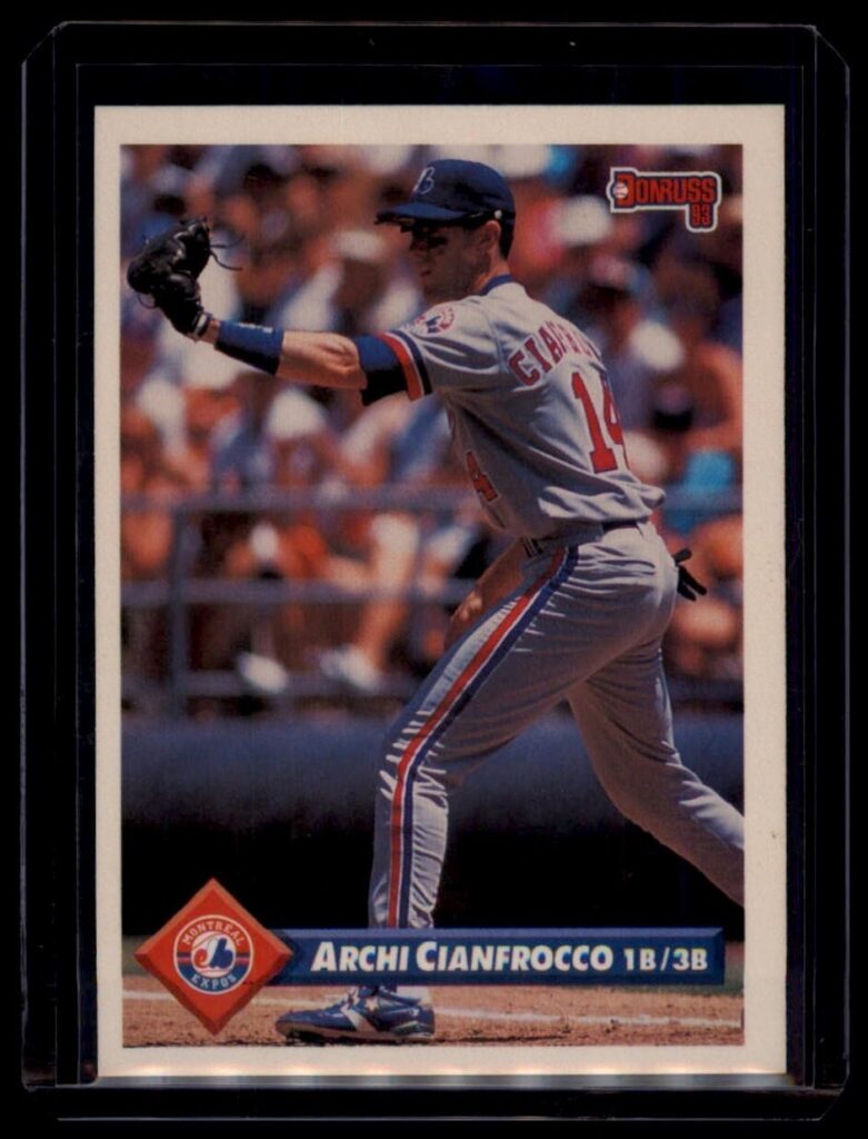 1993 Donruss Archi Cianfrocco #246 Montreal Expos 1B/3B