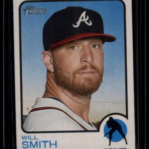2022 Topps Heritage Will Smith #53 Atlanta Braves Pitcher