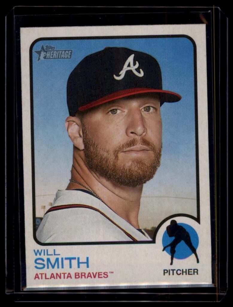 2022 Topps Heritage Will Smith #53 Atlanta Braves Pitcher