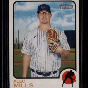 2022 Topps Heritage Alec Mills #263 Chicago Cubs Pitcher