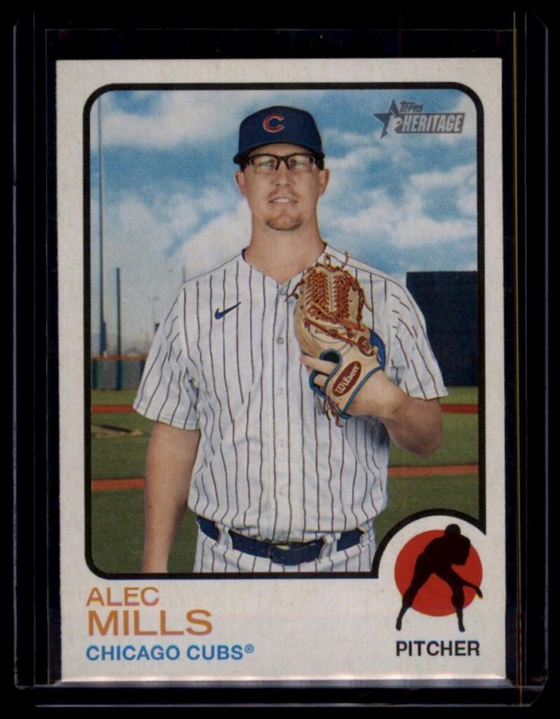 2022 Topps Heritage Alec Mills #263 Chicago Cubs Pitcher