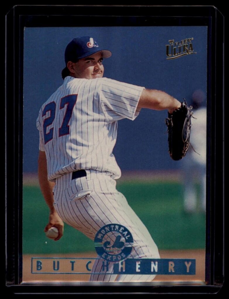 1995 Fleer Ultra Butch Henry #191 Montreal Expos