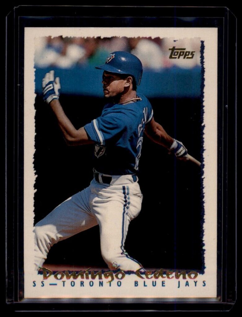 1995 Topps Domingo Cedeno #89 Toronto Blue Jays SS