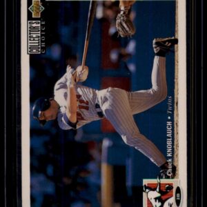 1994 Upper Deck Collector's Choice Chuck Knoblauch #166 Minnesota Twins Baseball