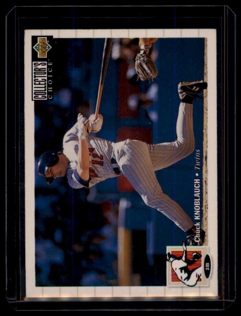 1994 Upper Deck Collector's Choice Chuck Knoblauch #166 Minnesota Twins Baseball