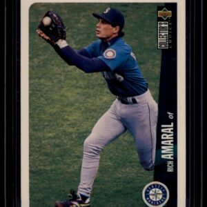 1996 Upper Deck Collector's Choice Rich Amaral #724 Seattle Mariners