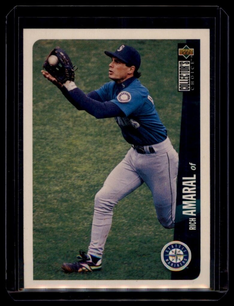 1996 Upper Deck Collector's Choice Rich Amaral #724 Seattle Mariners
