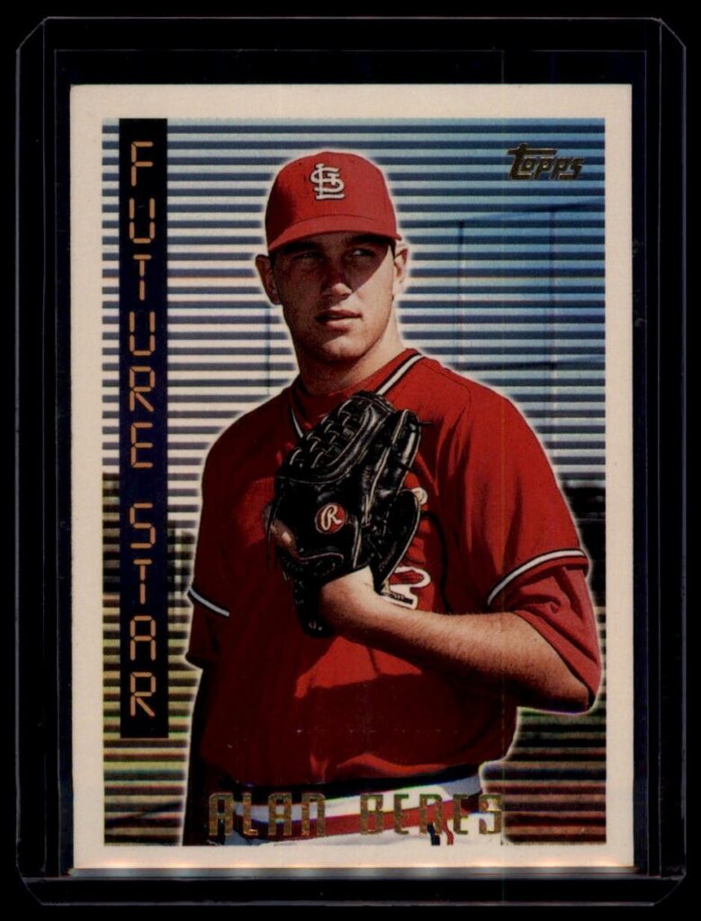 1995 Topps Future Star Alan Benes #233 St Louis Cardinals