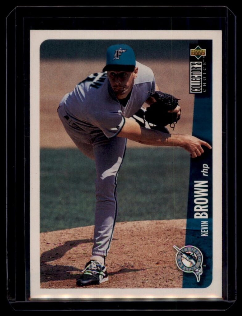 1996 Collector's Choice Baseball Card Kevin Brown #554 Florida Marlins