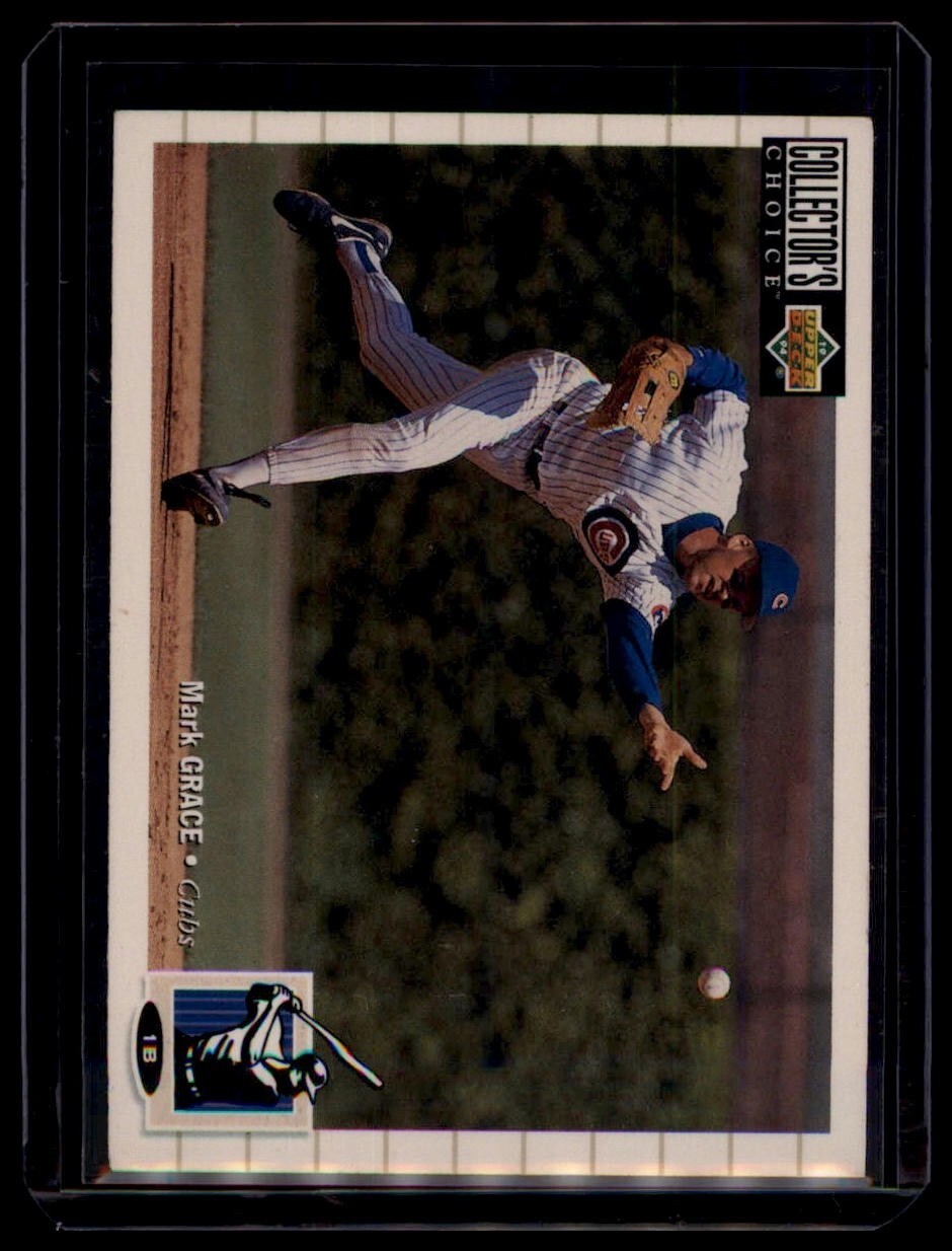 1994 Upper Deck Collector's Choice Mark Grace #114 Chicago Cubs 1B