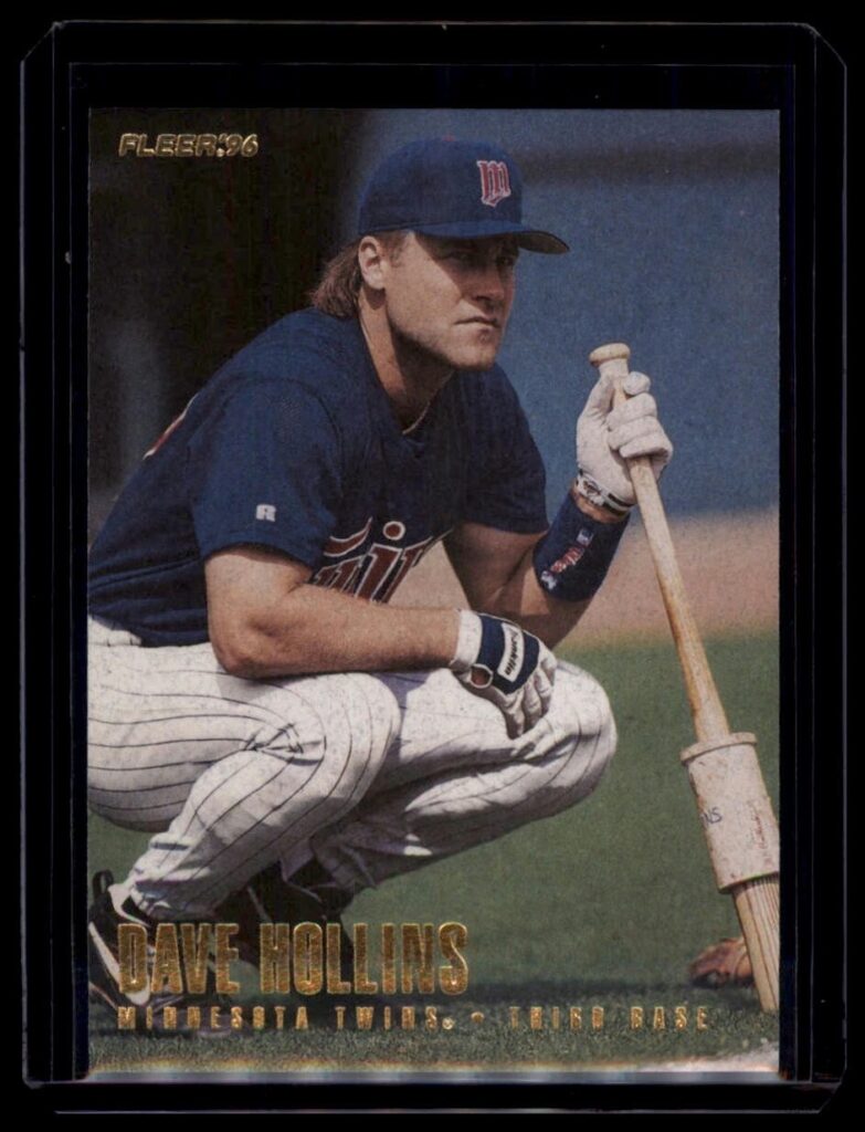 1996 Fleer Update #U54 Dave Hollins Minnesota Twins Third Base