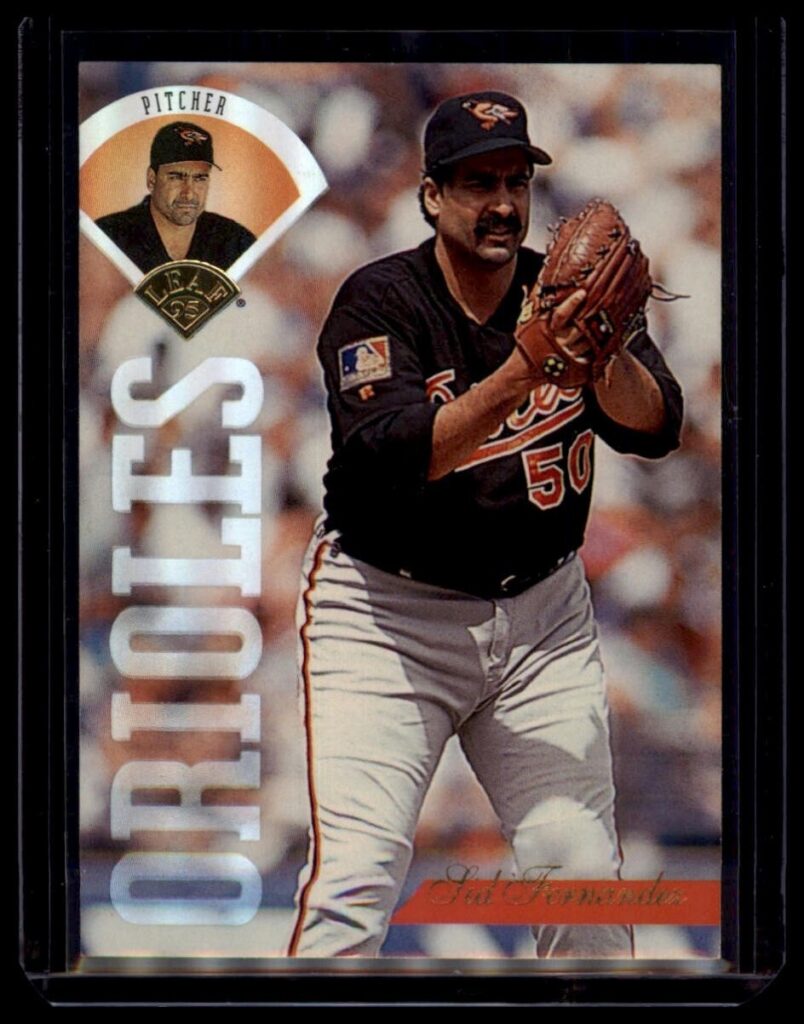1995 Leaf Sid Fernandez #353 Baltimore Orioles