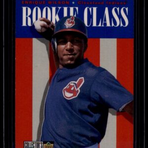 1996 Upper Deck Collector's Choice Rookie Class Enrique Wilson #449 Indians