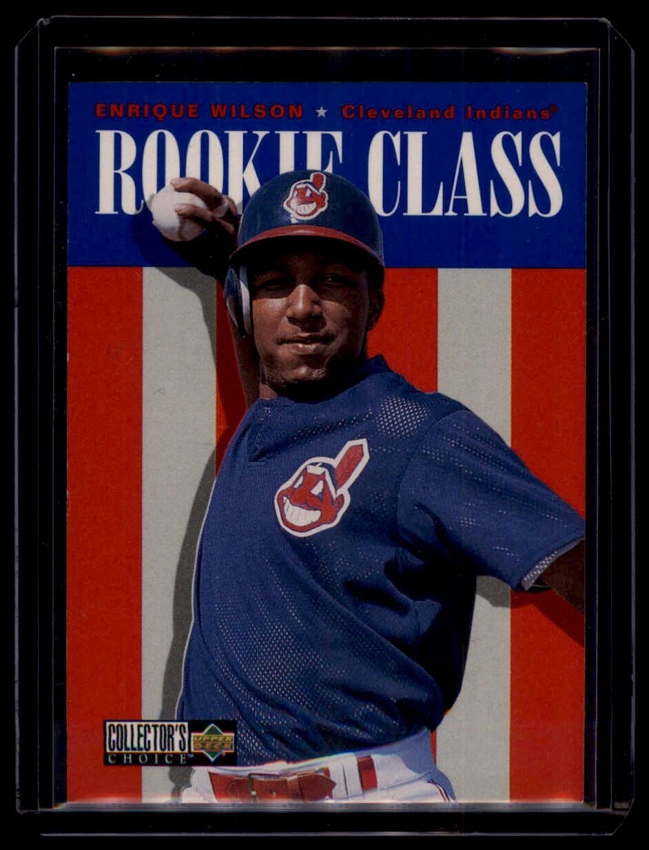 1996 Upper Deck Collector's Choice Rookie Class Enrique Wilson #449 Indians
