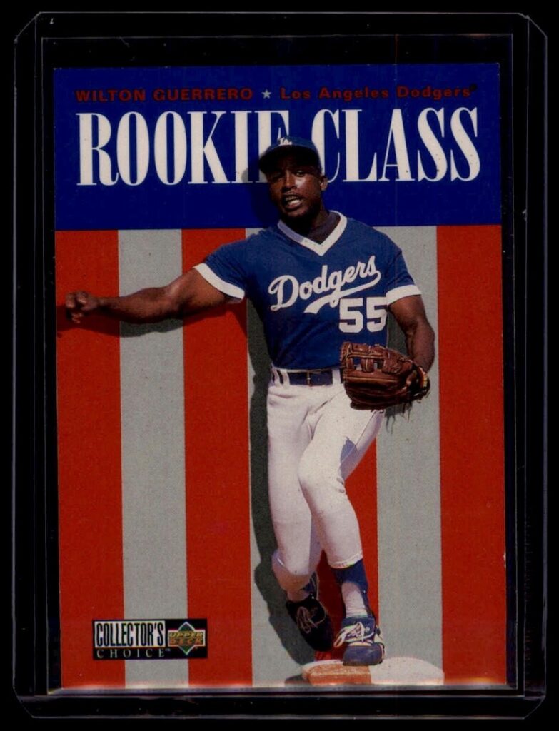 1996 Upper Deck Collector's Choice Rookie Class Wilton Guerrero #443 (RC) Dodger
