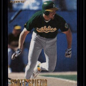 1996 Fleer Update #U76 Scott Spiezio Oakland Athletics Third Base