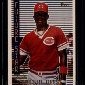 1995 Topps Future Star #171 Calvin Reese - RC Rookie - Cincinnati Reds