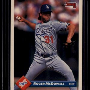 1993 Donruss Roger McDowell #350 Los Angeles Dodgers RHP