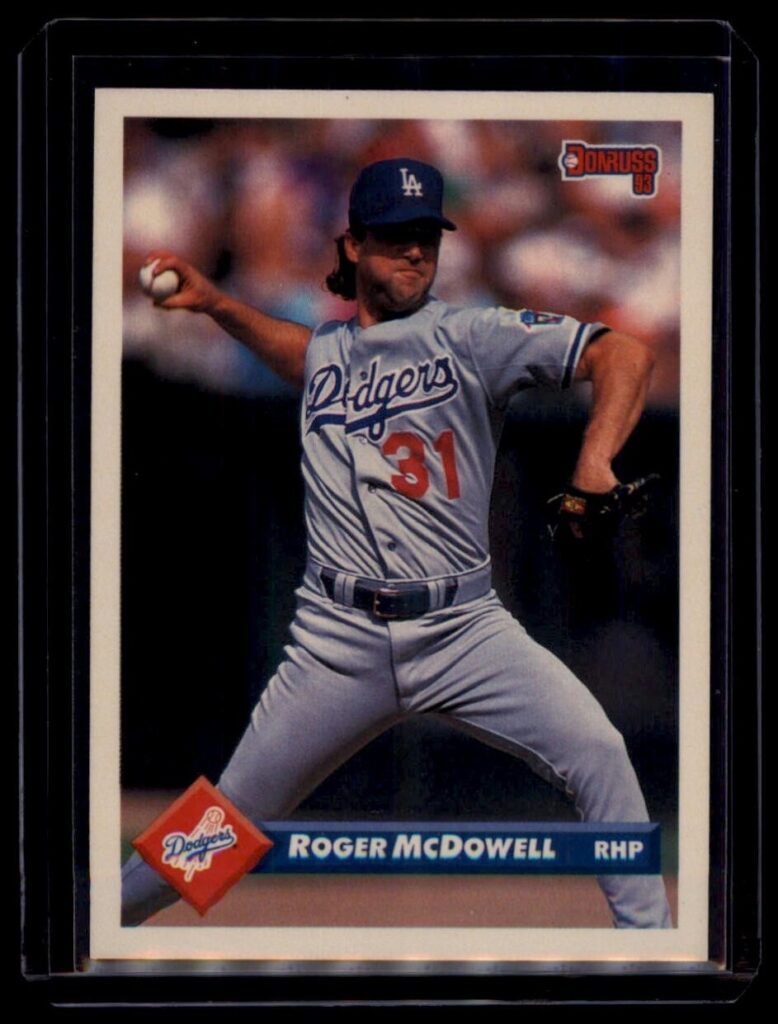1993 Donruss Roger McDowell #350 Los Angeles Dodgers RHP