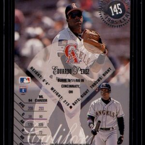1995 Leaf Eduardo Perez #214 California Angels