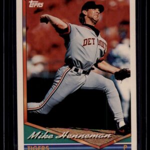 1994 Topps Mike Henneman #438 Detroit Tigers Pitcher
