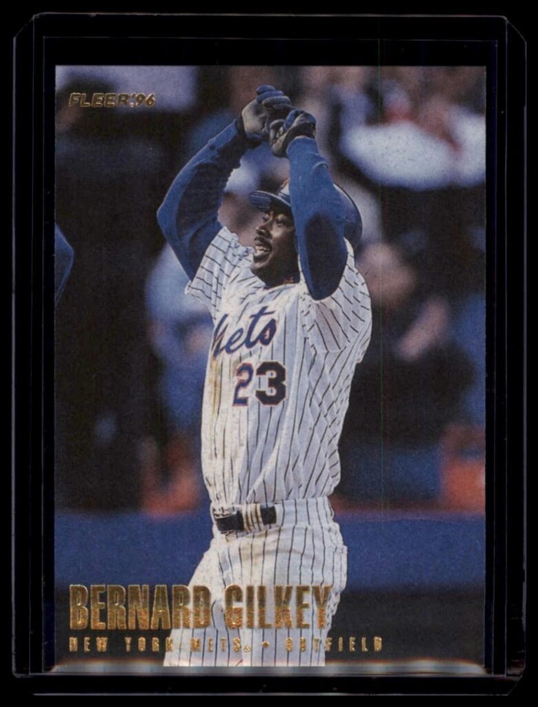 1996 Fleer Update #U156 Bernard Gilkey New York Mets Baseball Card Outfield