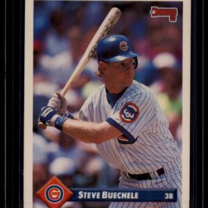 1993 Donruss Steve Buechele #104 Chicago Cubs baseball card