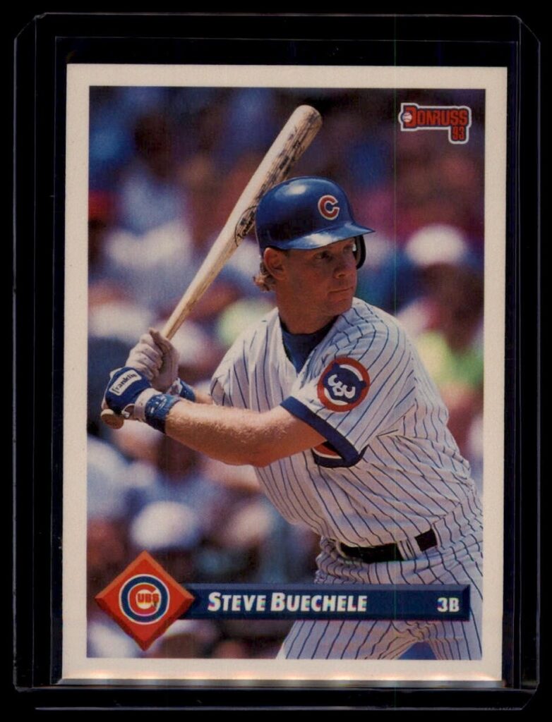 1993 Donruss Steve Buechele #104 Chicago Cubs baseball card