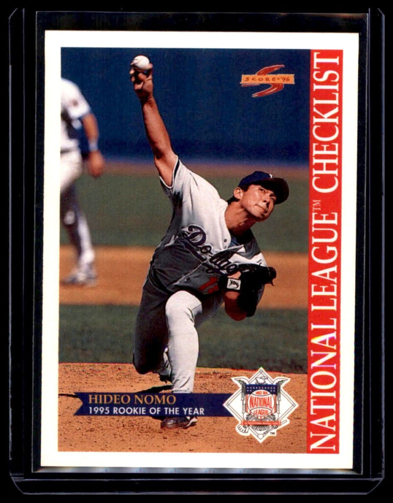 1996 Score - Checklist Hideo Nomo #514