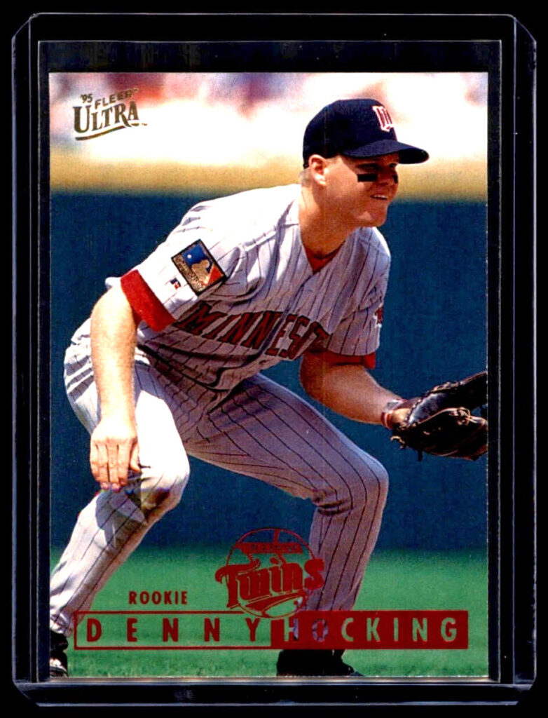 1995 Fleer Ultra - Denny Hocking #302 Minnesota Twins