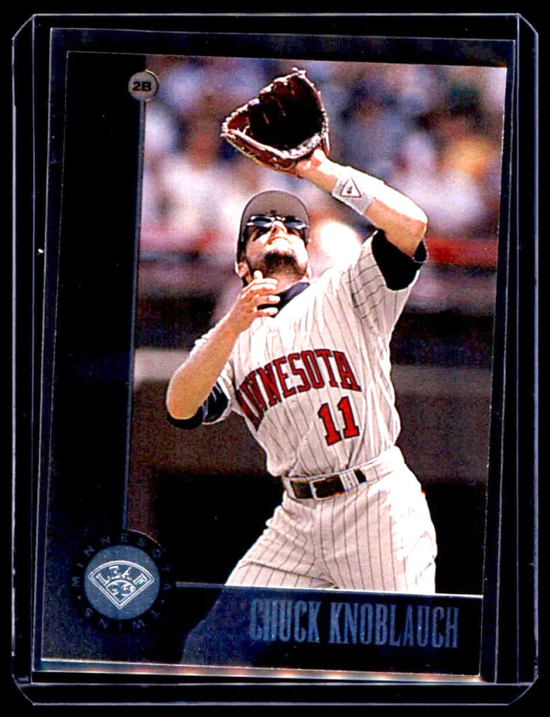 1996 Leaf - Chuck Knoblauch #43 Minnesota Twins