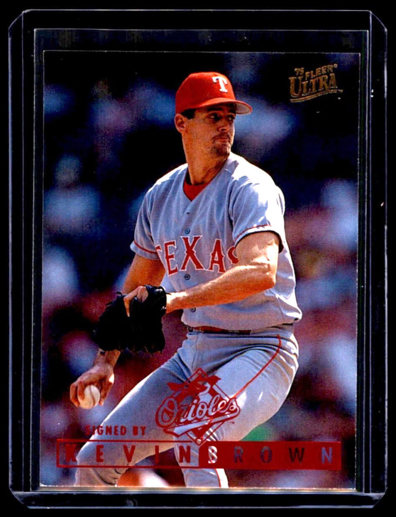 1995 Fleer Ultra - Kevin Brown #332 Texas Rangers
