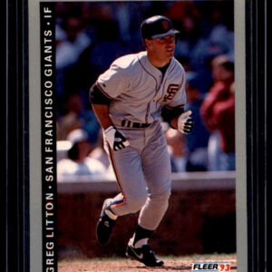 1993 Fleer - Greg Litton #533 San Francisco Giants