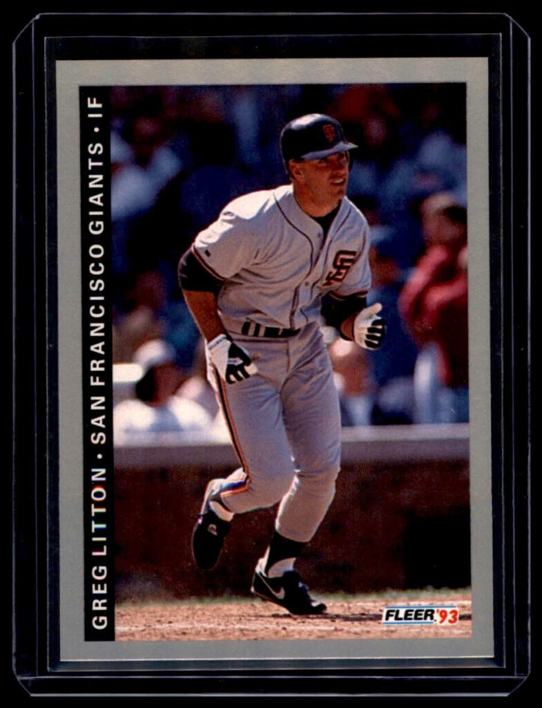 1993 Fleer - Greg Litton #533 San Francisco Giants